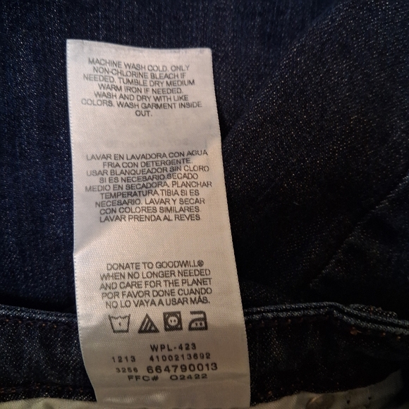 Denizen by Levi’s Women’s Skinny Jeans Size 4 Dark Wash Stretch Denim - Picture 6 of 7